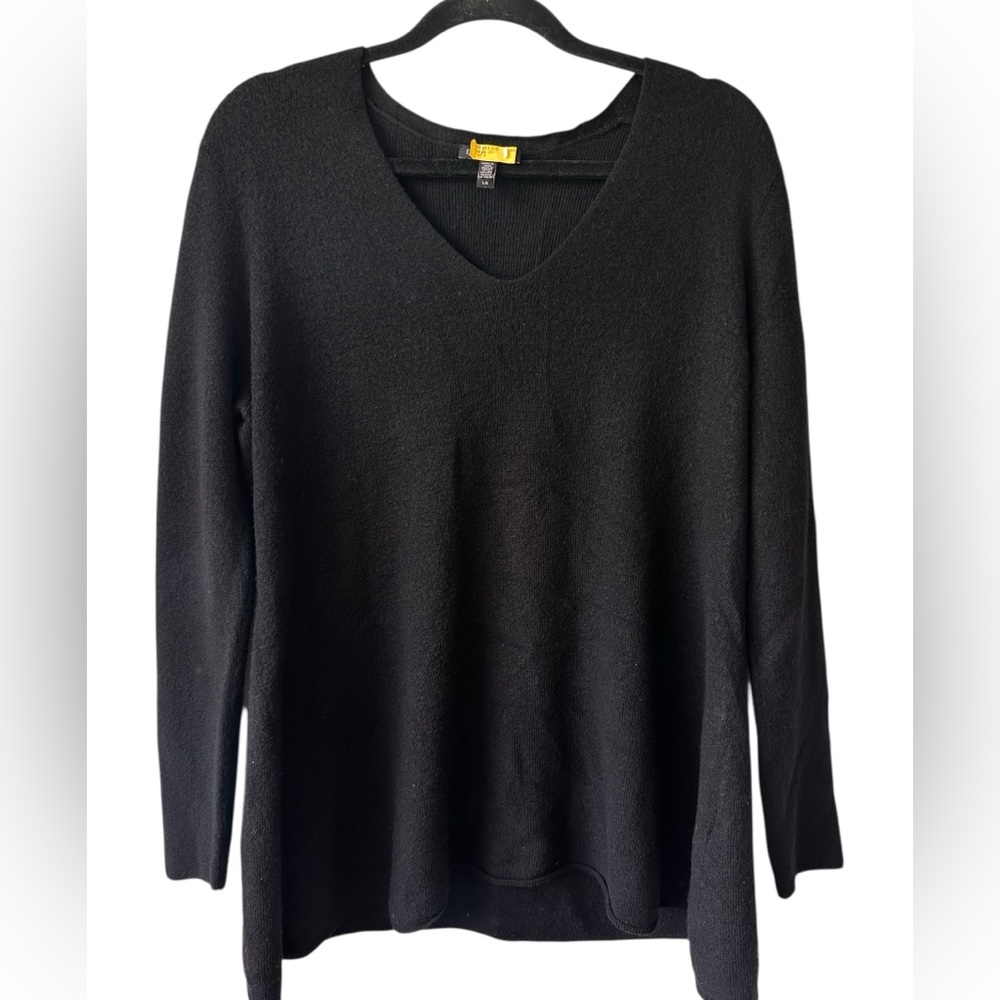 Eileen Fisher Women's 100% Superfine Merino Wool V-Neck Tunic - Picture 10 of 14